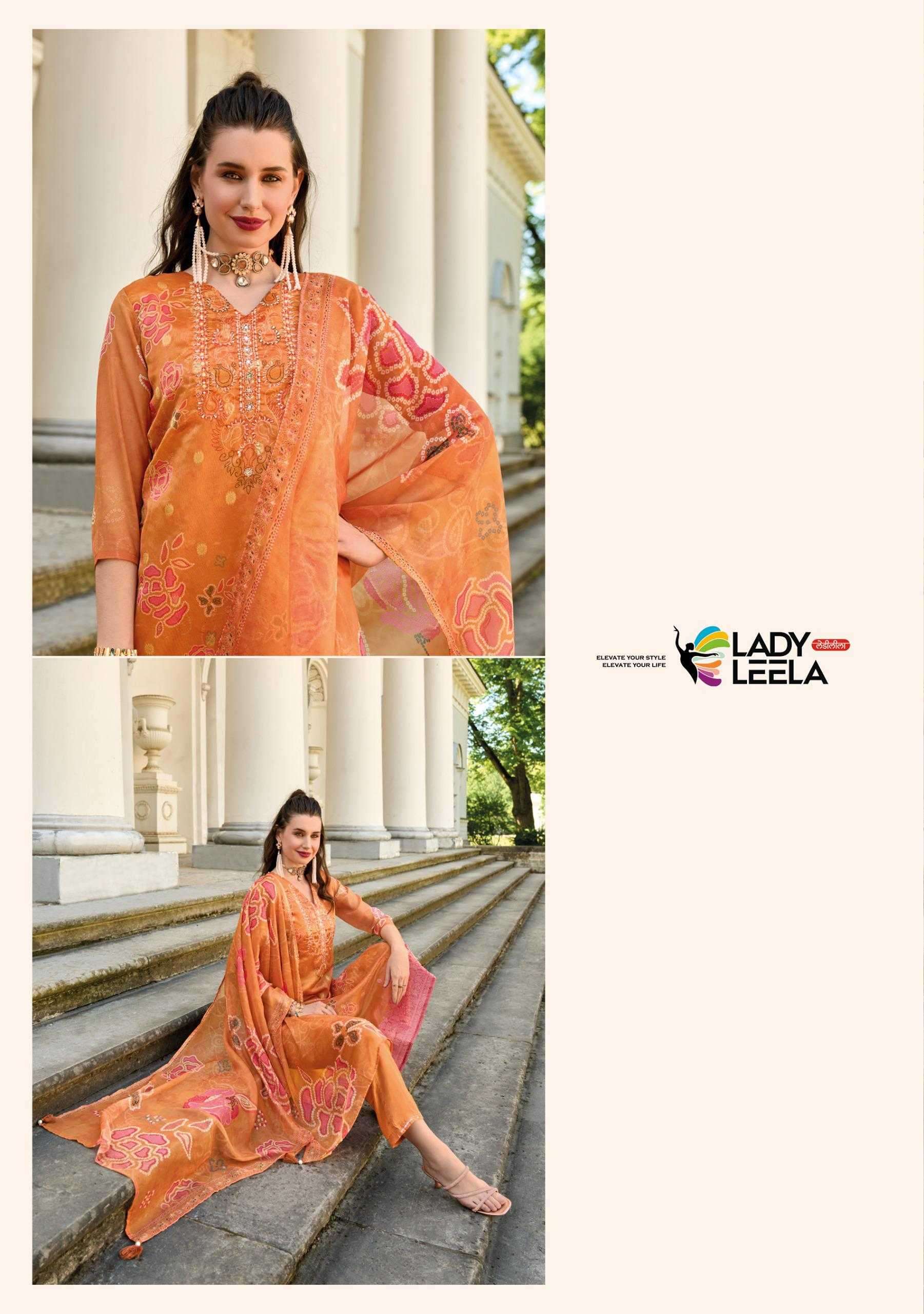LADY LEELA PRESENTS QURBAT VISCOSE HANDWORK FULL STITCH PAKISTANI STYLE 3PCS DRESS CATALOG WHOLESALER AND EXPORTER 