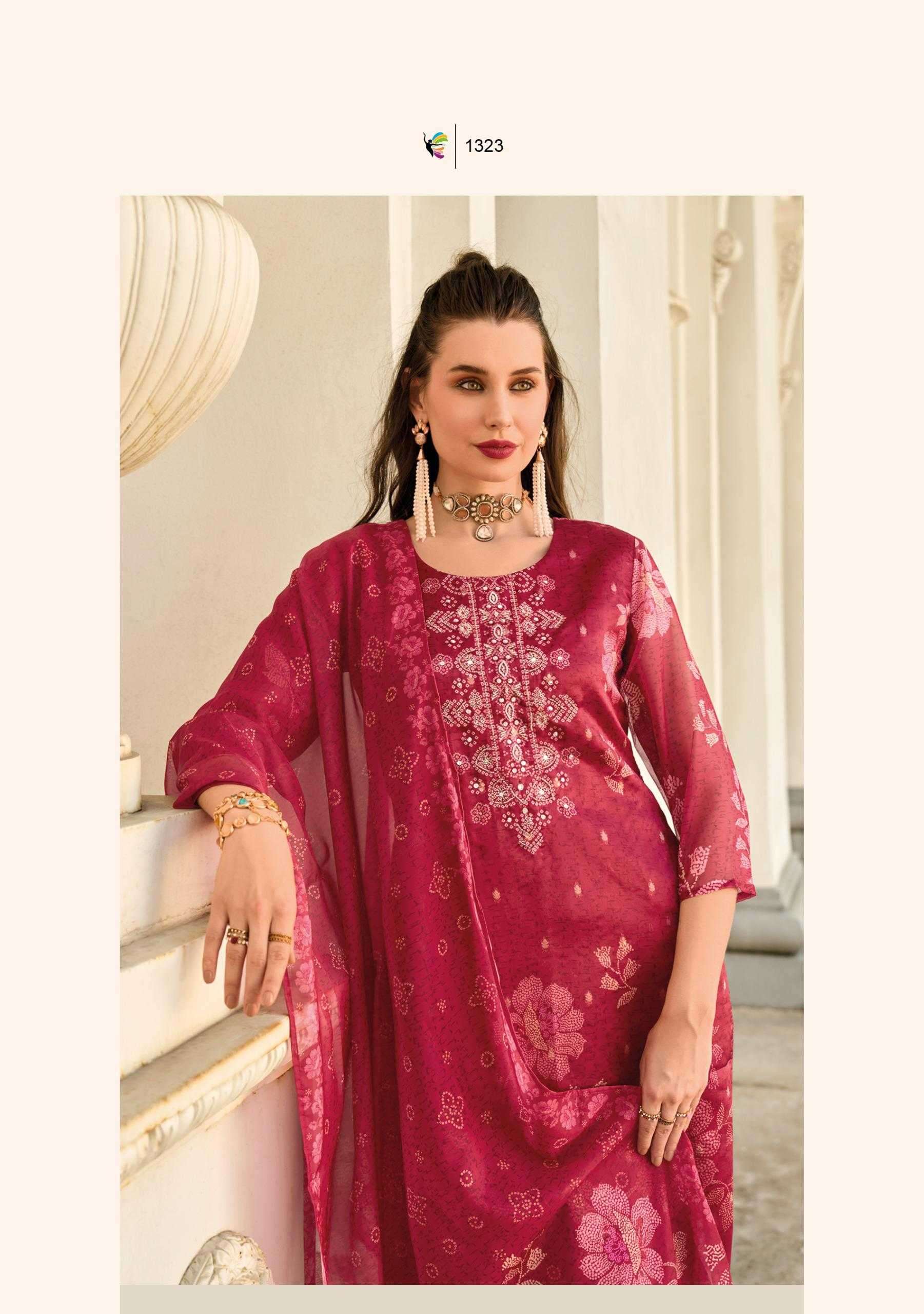 LADY LEELA PRESENTS QURBAT VISCOSE HANDWORK FULL STITCH PAKISTANI STYLE 3PCS DRESS CATALOG WHOLESALER AND EXPORTER 