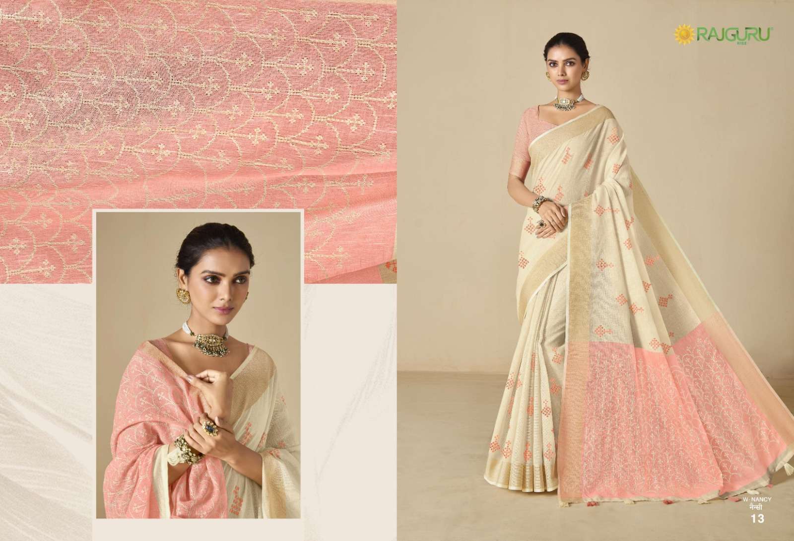 RAJGURU PRESENTS NANCY DESIGNER FANCY SAREES CATALOG WHOLESALER AND EXPORTER IN SURAT CATALOG WHOLESALER AND EXPORTER IN SURAT 