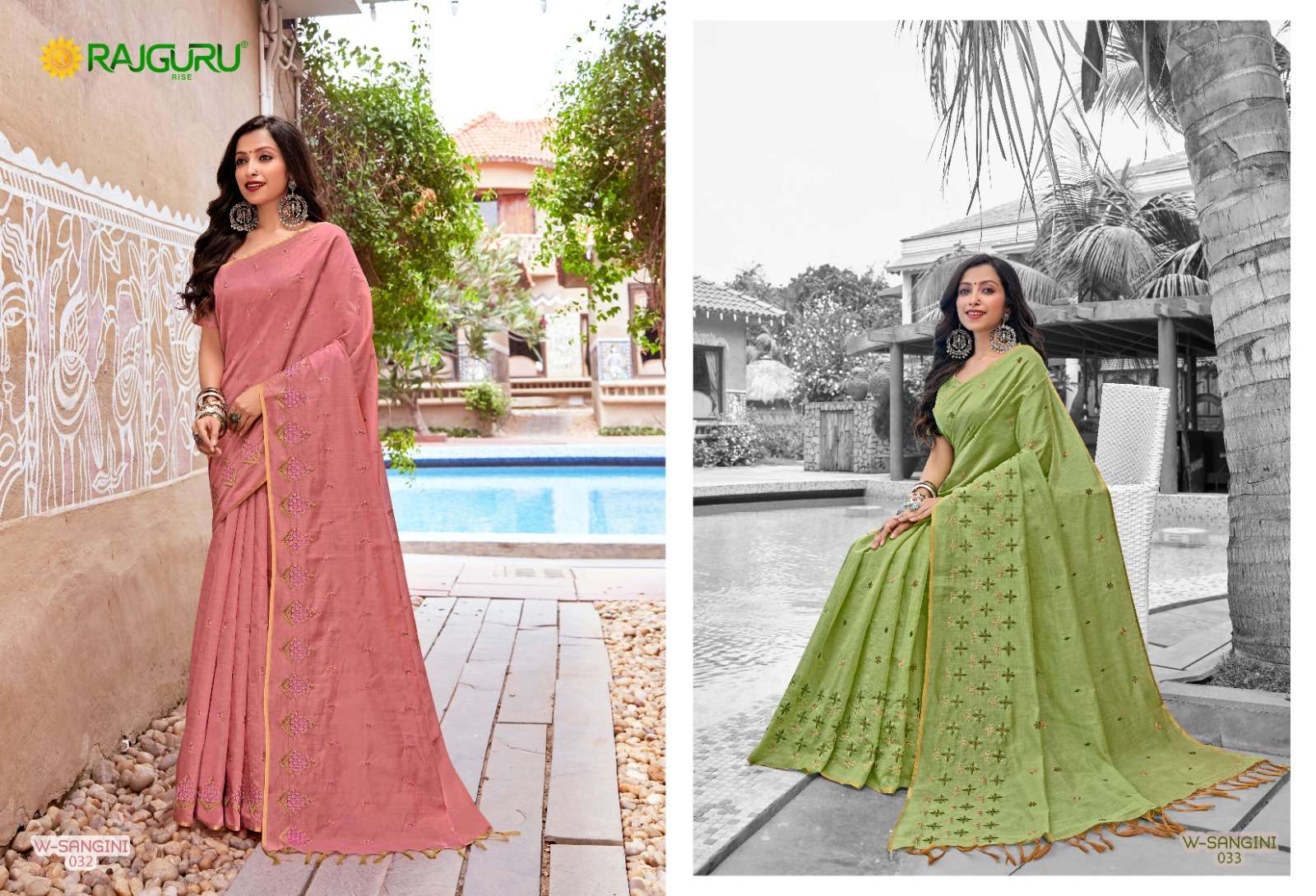 RAJGURU PRESENTS W-SANGINI DESIGNER FANCY SAREES CATALOG WHOLESALER AND EXPORTER IN SURAT CATALOG WHOLESALER AND EXPORTER IN SURAT 