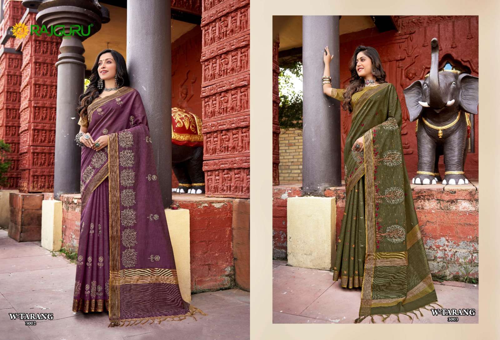 RAJGURU PRESENTS W-TARANG DESIGNER FANCY SAREES CATALOG WHOLESALER AND EXPORTER IN SURAT CATALOG WHOLESALER AND EXPORTER IN SURAT 