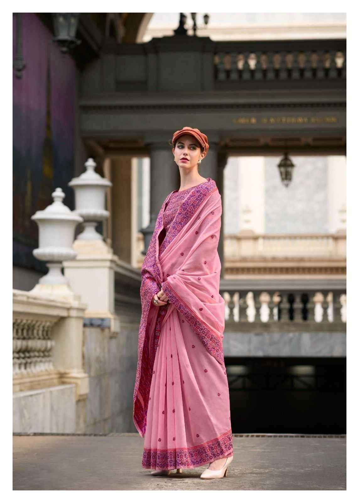 RAJPATH PRESENTS PRAJANYA LINEN COTTON ETHNIC DESIGN SAREES CATALOG WHOLESALER AND EXPORTS 