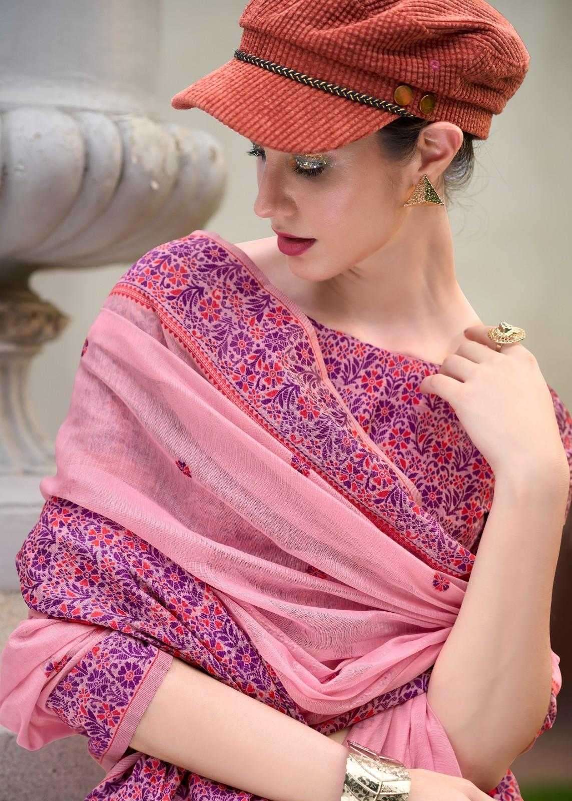 RAJPATH PRESENTS PRAJANYA LINEN COTTON ETHNIC DESIGN SAREES CATALOG WHOLESALER AND EXPORTS 