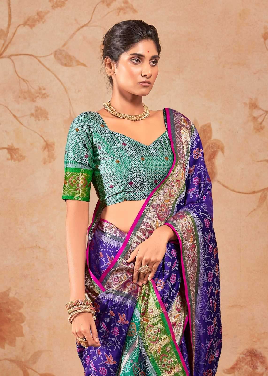RAJPATH PRESENTS RIDDHI SIDDHI PATOLA SILK TRADITIONAL WEAR SAREES CATALOG WHOLESALER AND EXPORTER 