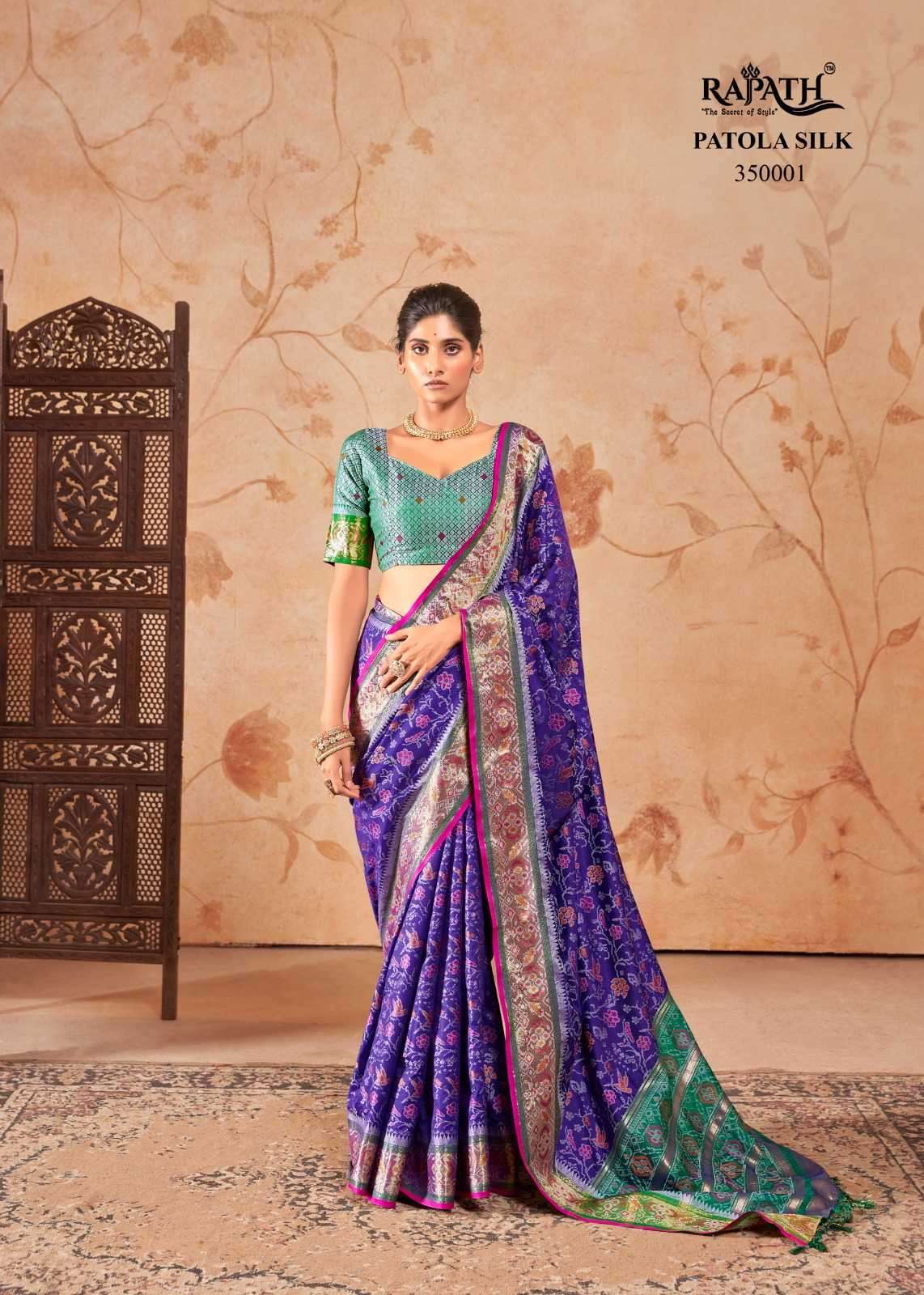 RAJPATH PRESENTS RIDDHI SIDDHI PATOLA SILK TRADITIONAL WEAR SAREES CATALOG WHOLESALER AND EXPORTER 