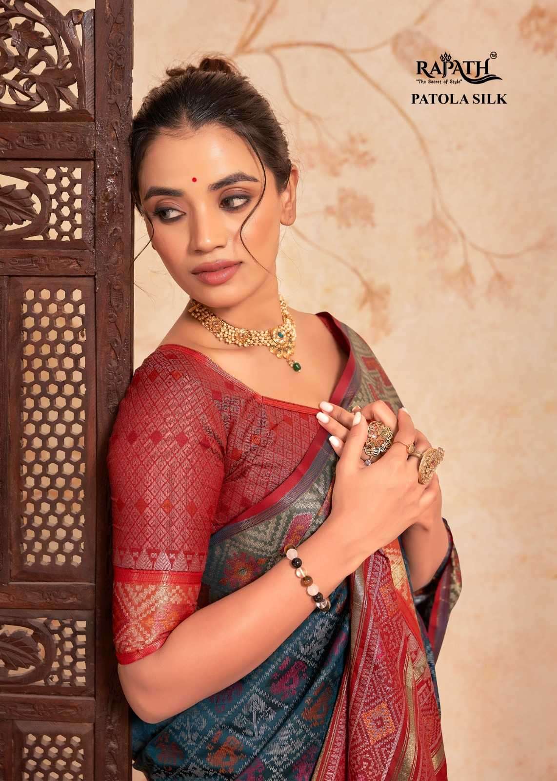 RAJPATH PRESENTS RIDDHI SIDDHI PATOLA SILK TRADITIONAL WEAR SAREES CATALOG WHOLESALER AND EXPORTER 