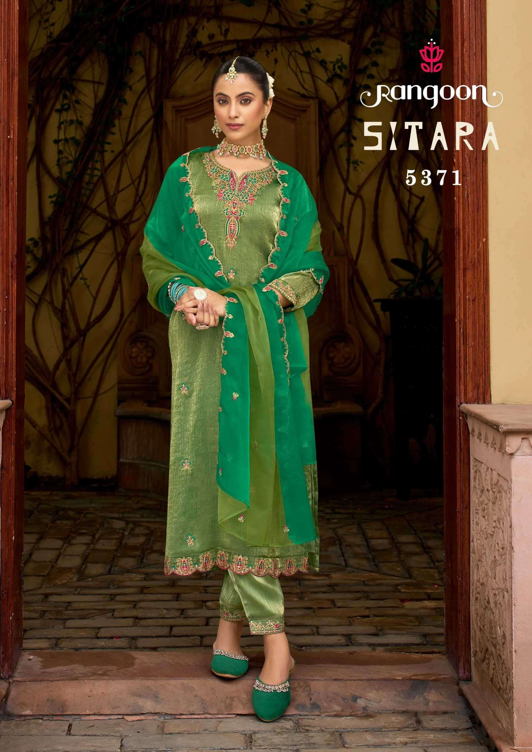 RANGOON PRESENTS SITARA  BURBERRY SILK READYMADE 3PCS LADIES SUITS CATALOG WHOLESALER AND EXPORTER IN SURAT