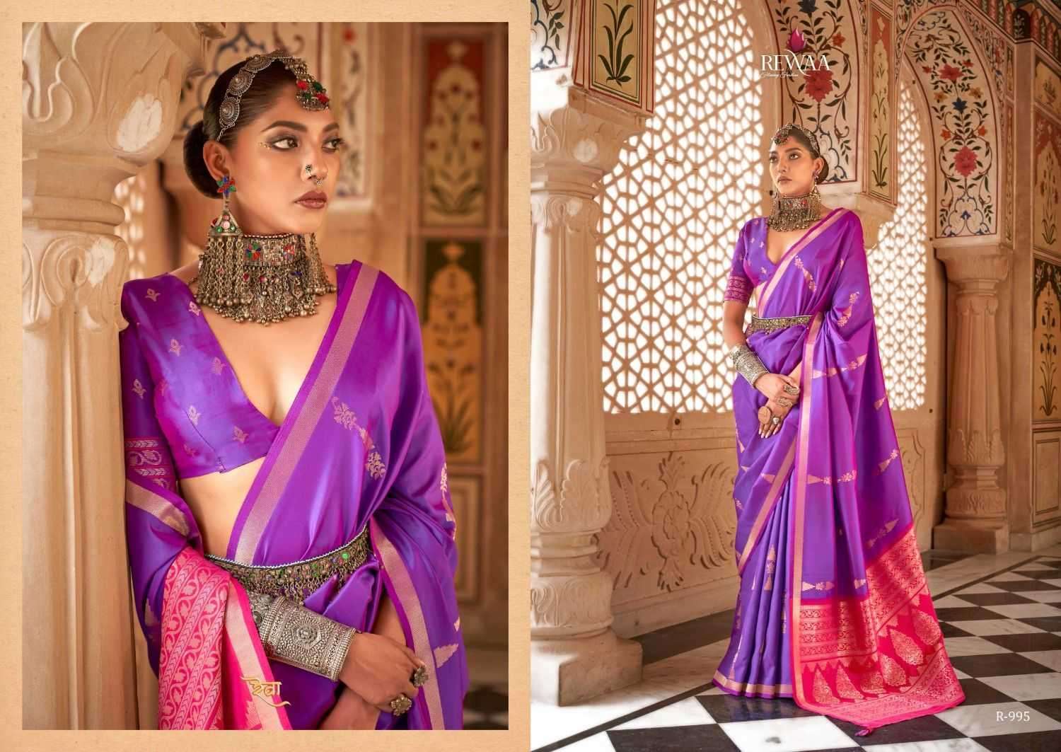 REWAA PRESENTS ALANKRIT SILK FASHIONABLE DESIGN WOVEN ZARI BUTTI SAREES CATALOG WHOLESALER AND EXPORTER 