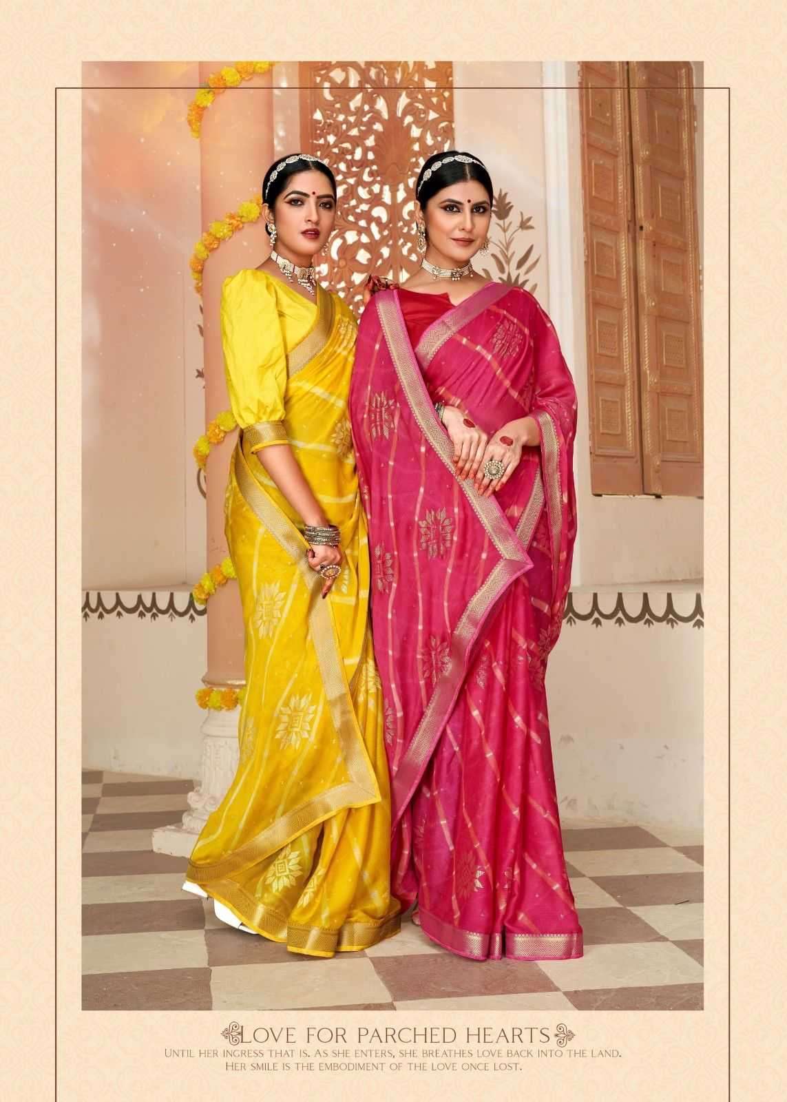 SHUBH SHREE CREATION PRESENTS SANKRI VOL-2 CHIFFON REGULAR WEAR FANCY SAREE CATALOG WHOLESALER AND EXPORTER IN SURAT