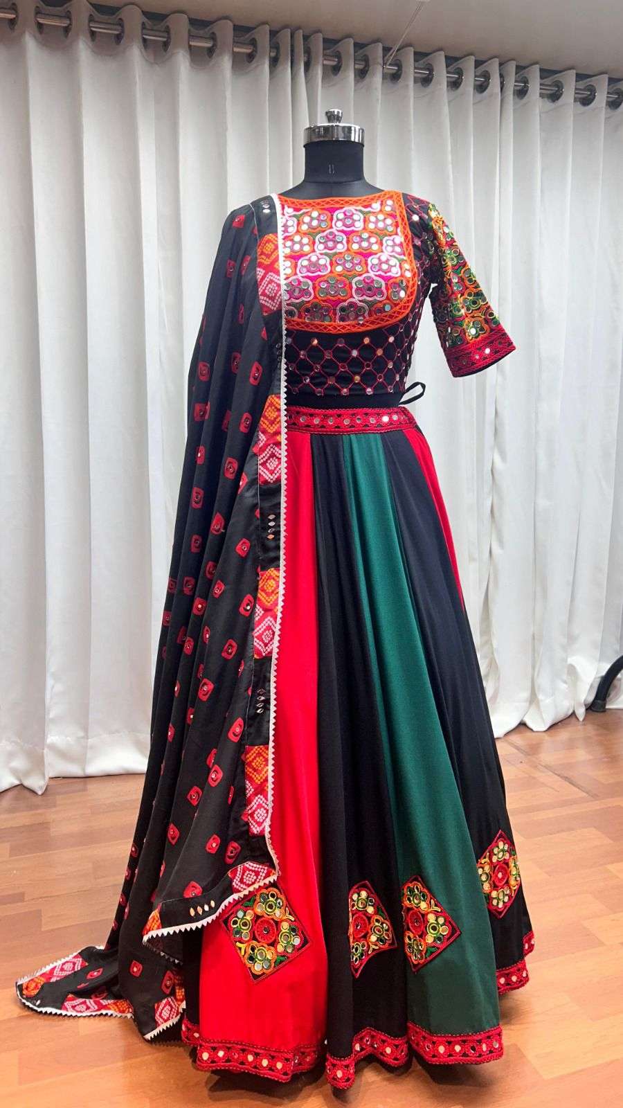 SHUBHKALA PRESENTS RAAS VOL-14 NAVRATRI SPECIAL FULLY STITCH EXCLUSIVE LEHENGA CHOLI CATALOG WHOLESALER AND EXPORTER IN SURAT