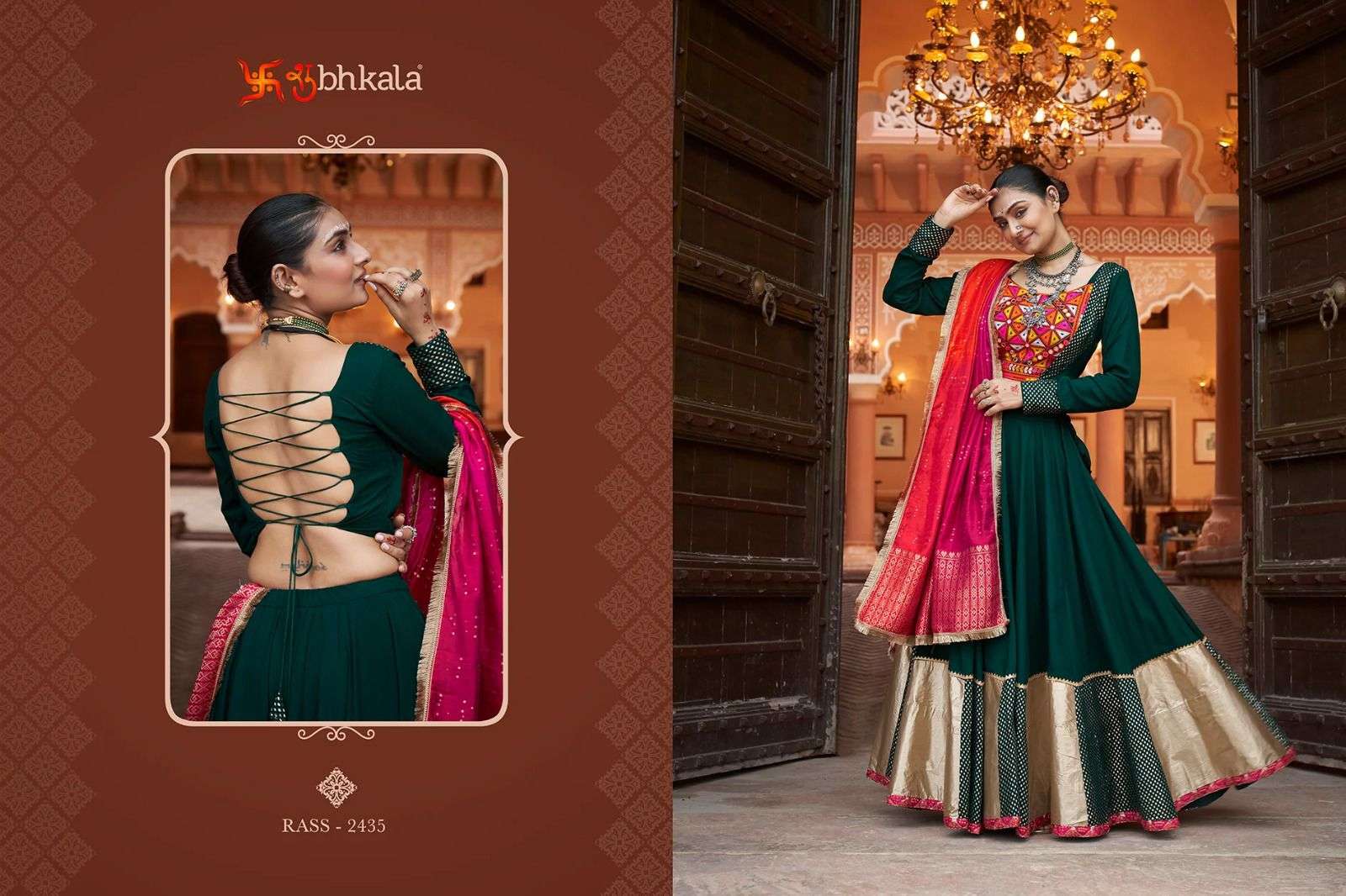 SHUBHKALA PRESENTS RAAS VOL-14 NAVRATRI SPECIAL FULLY STITCH EXCLUSIVE LEHENGA CHOLI CATALOG WHOLESALER AND EXPORTER IN SURAT