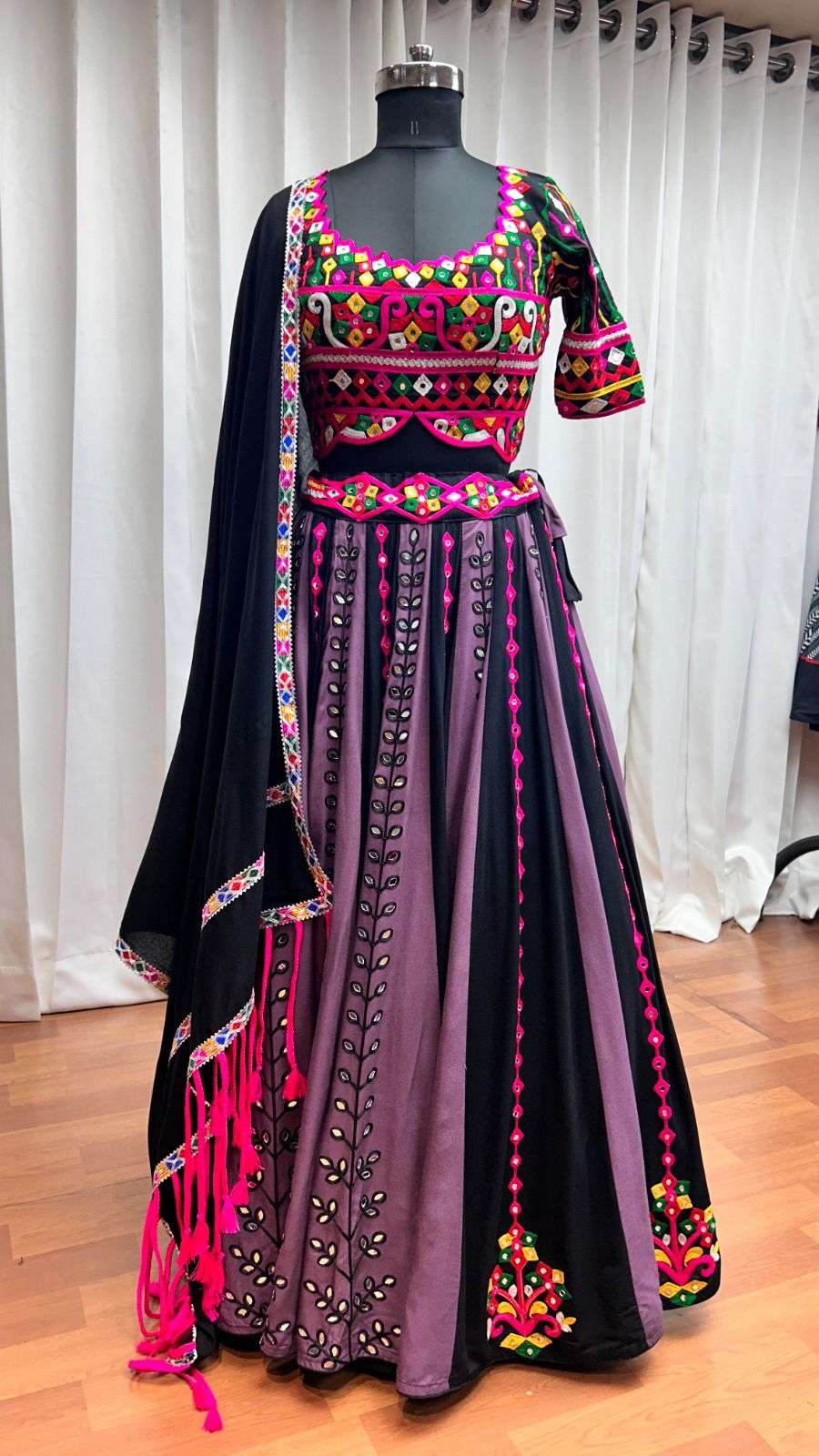 SHUBHKALA PRESENTS RAAS VOL-14 NAVRATRI SPECIAL FULLY STITCH EXCLUSIVE LEHENGA CHOLI CATALOG WHOLESALER AND EXPORTER IN SURAT