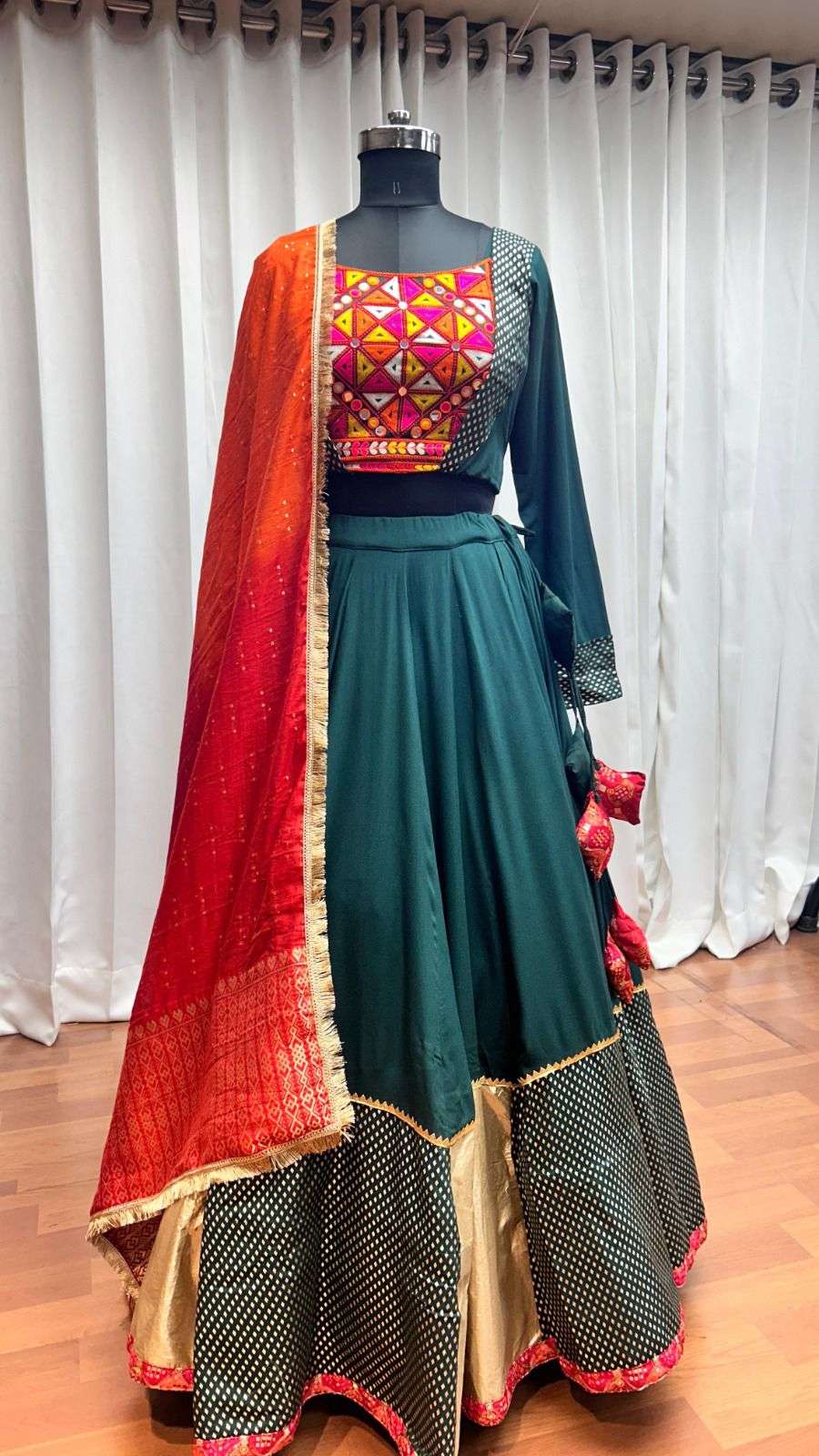 SHUBHKALA PRESENTS RAAS VOL-14 NAVRATRI SPECIAL FULLY STITCH EXCLUSIVE LEHENGA CHOLI CATALOG WHOLESALER AND EXPORTER IN SURAT