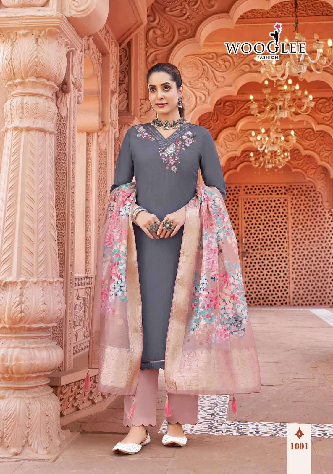 WOOGLEE PRESENTS JAKHEE VISCOSE READYMADE STRAIGHT CUT STYLISH KURTIS CATALOG WHOLESALER AND EXPORTER