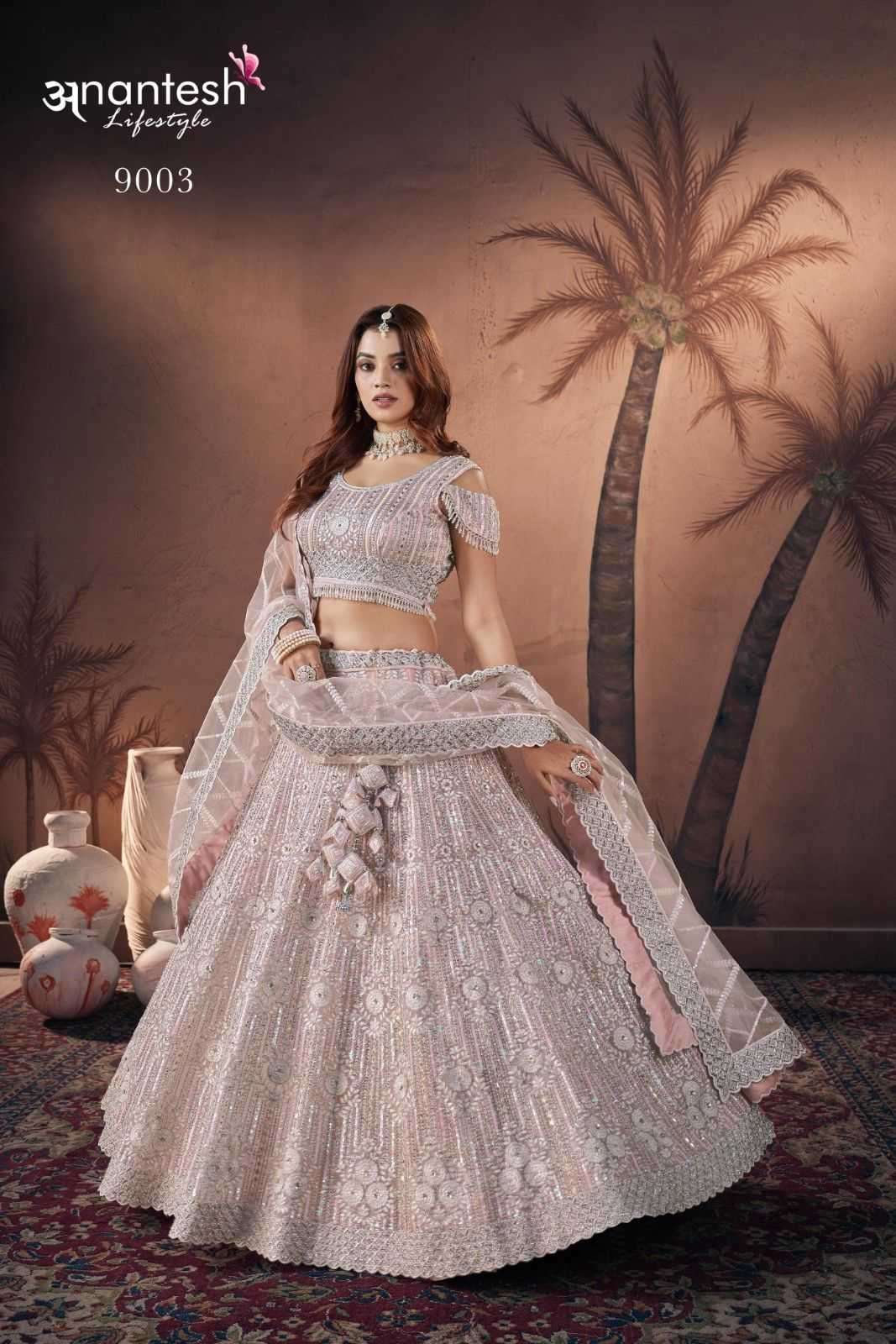 ANANTESH LIFESTYLE PRESENTS BRIDE COUTURE 2024 FULL STITCH ENGAGEMENT LEHENGAS CATALOG WHOLESALER AND EXPORTER