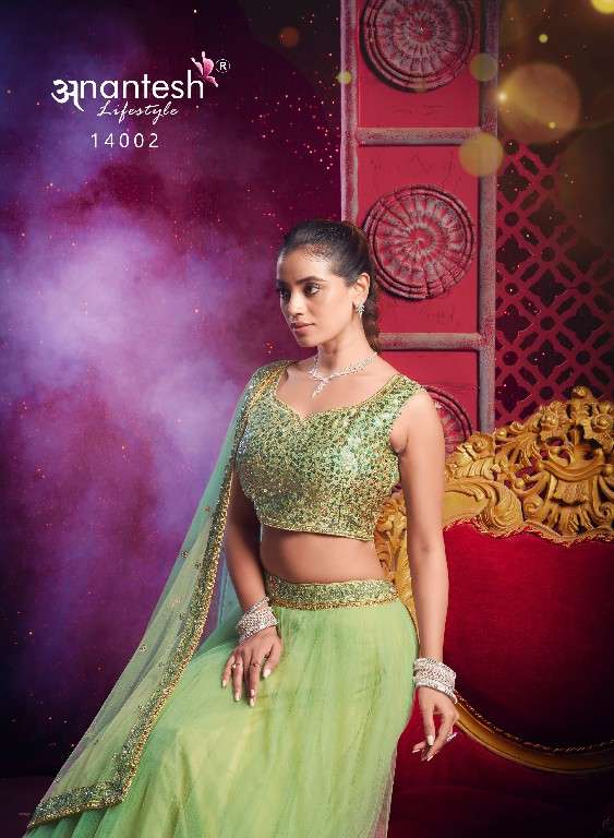 anantesh lifestyle presents flairy girl vol-1 event wear readymade lehenga choli Catalog wholesaler and exporter in surat