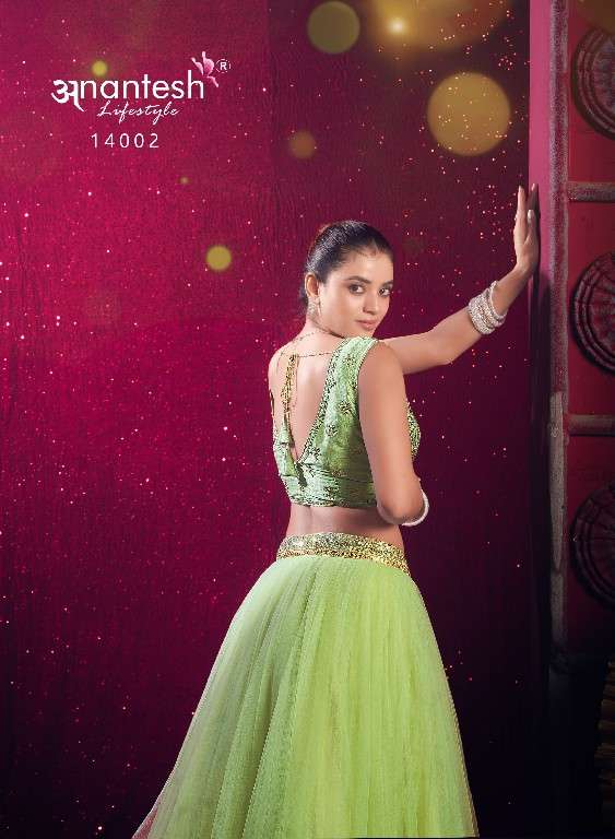 anantesh lifestyle presents flairy girl vol-1 event wear readymade lehenga choli Catalog wholesaler and exporter in surat