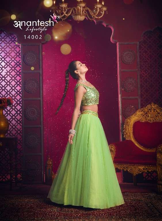 anantesh lifestyle presents flairy girl vol-1 event wear readymade lehenga choli Catalog wholesaler and exporter in surat
