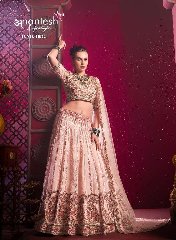 Anantesh Presents Bridemaid Vol-4 Wholesale Designer Lehengas Collection Catalog Wholesaler And Exporter 
