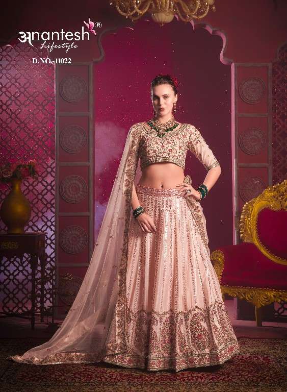 Anantesh Presents Bridemaid Vol-4 Wholesale Designer Lehengas Collection Catalog Wholesaler And Exporter 