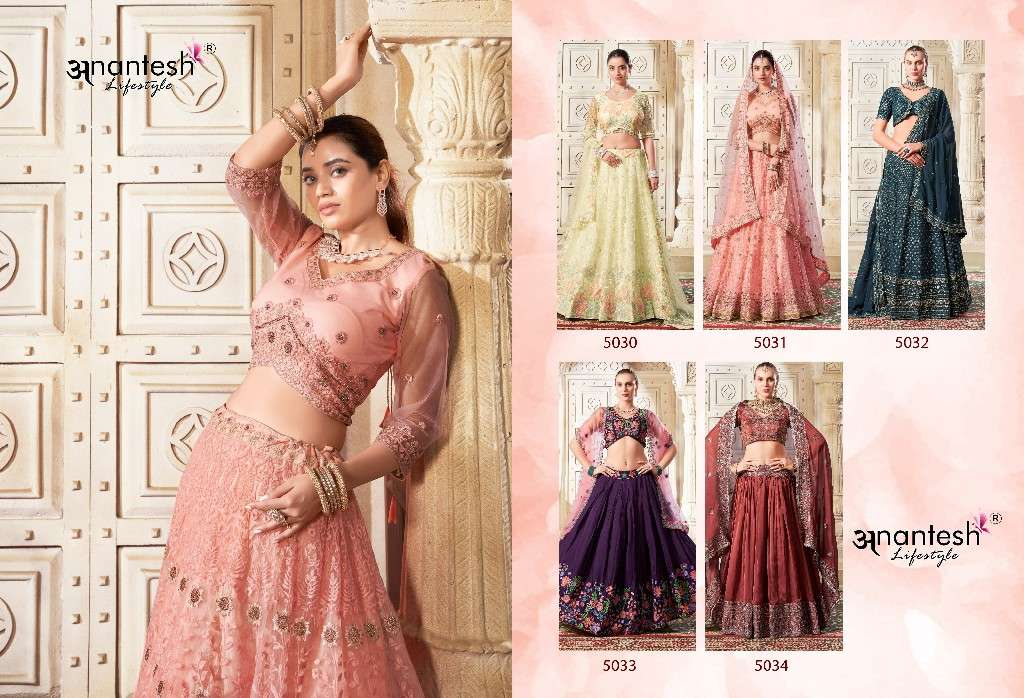Anantesh Presents Occations Vol-9 Wholesale Readymade Designer Occasion Special Lehengas catalog Wholesaler And Exporter 