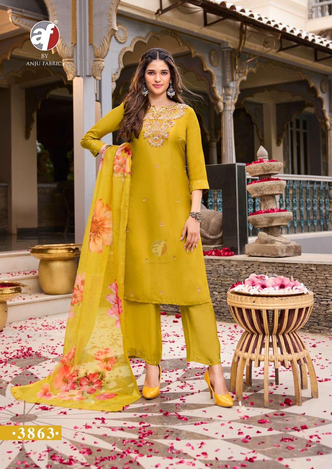 ANJU FAB PRESENTS GHUNGHAT VOL-11 FESTIVE WEAR READYMADE TRADITIONAL KURTIS CATALOG WHOLESALER AND EXPORTER IN SURAT