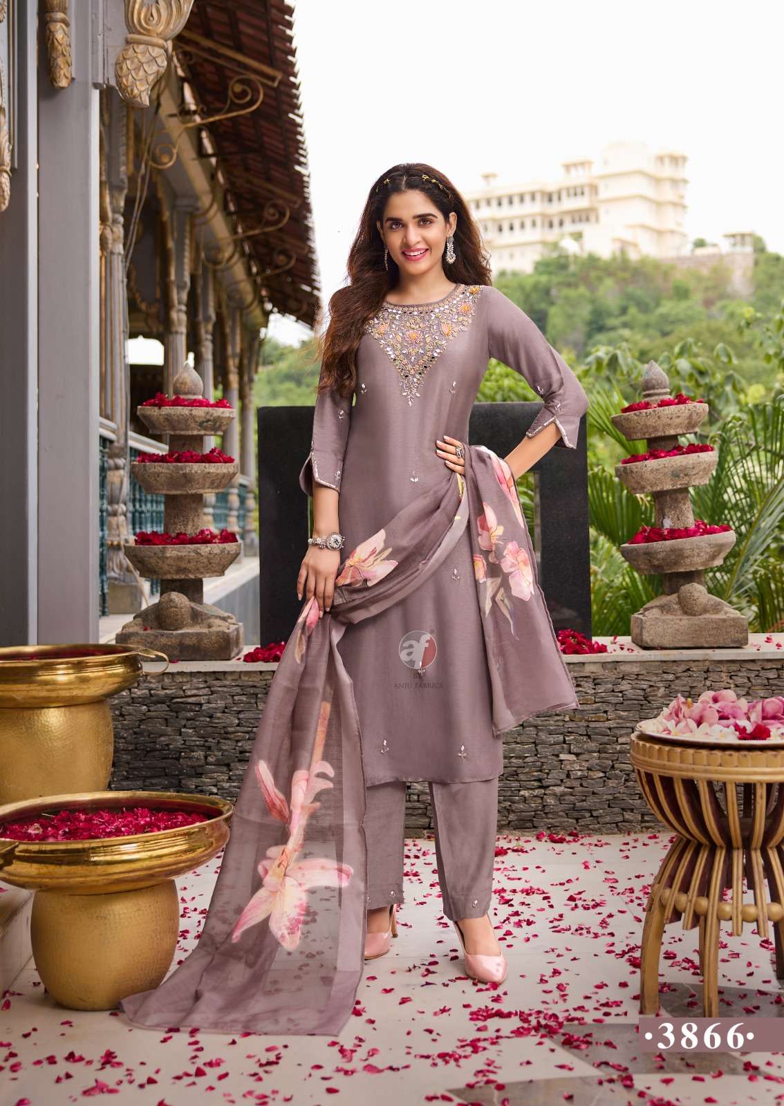 ANJU FAB PRESENTS GHUNGHAT VOL-11 FESTIVE WEAR READYMADE TRADITIONAL KURTIS CATALOG WHOLESALER AND EXPORTER IN SURAT