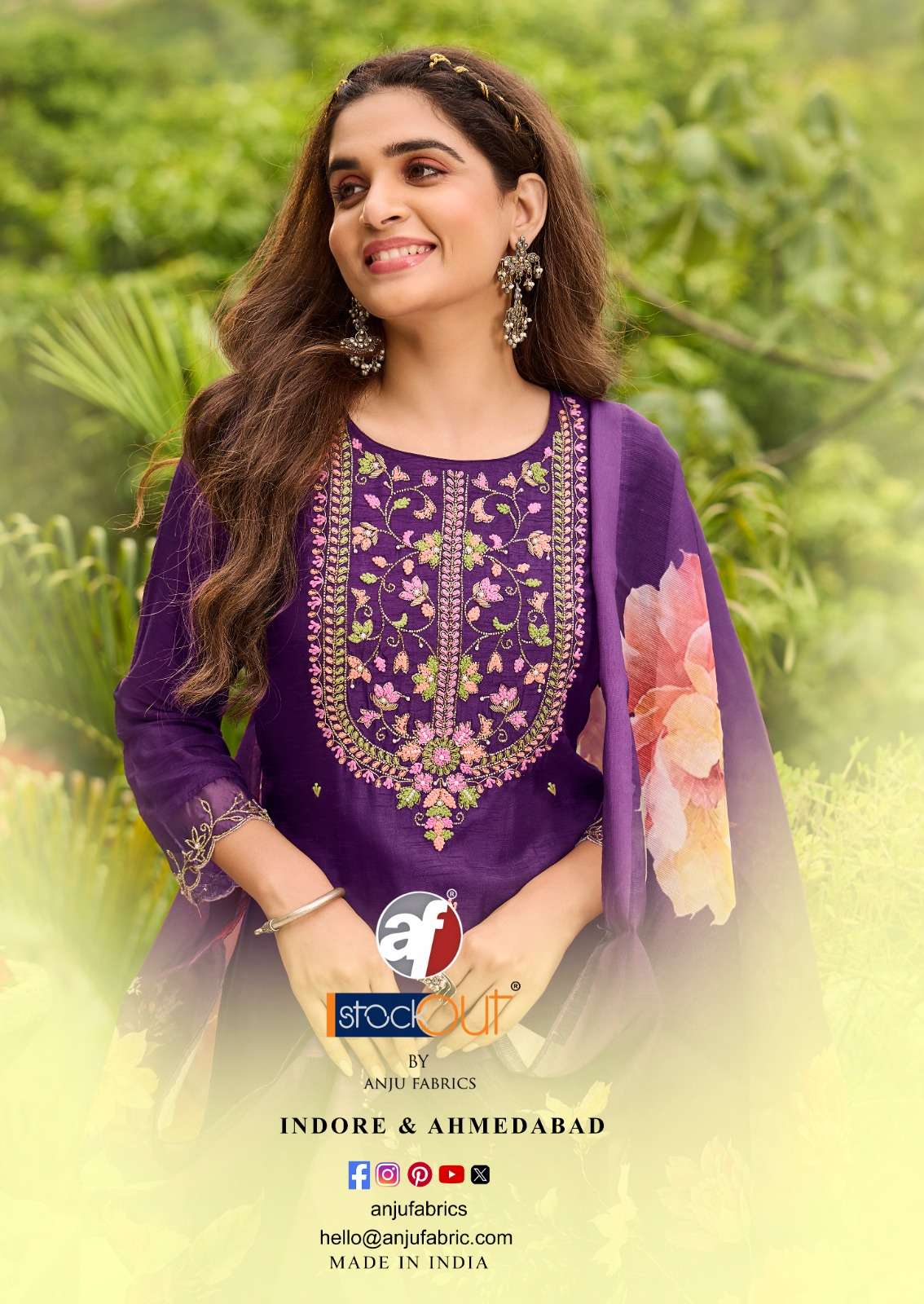 ANJU FAB PRESENTS GHUNGHAT VOL-11 FESTIVE WEAR READYMADE TRADITIONAL KURTIS CATALOG WHOLESALER AND EXPORTER IN SURAT