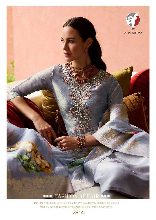 ANJU FAB PRESENTS SHEESHA VOL-3 TISSUE SHIMMER FULL STITCH BIG SIZE PARTY WEAR 3PCS DRESS CATALOG WHOLESALER AND EXPORTER 
