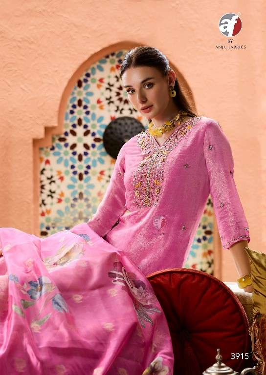 ANJU FAB PRESENTS SHEESHA VOL-3 TISSUE SHIMMER FULL STITCH BIG SIZE PARTY WEAR 3PCS DRESS CATALOG WHOLESALER AND EXPORTER 