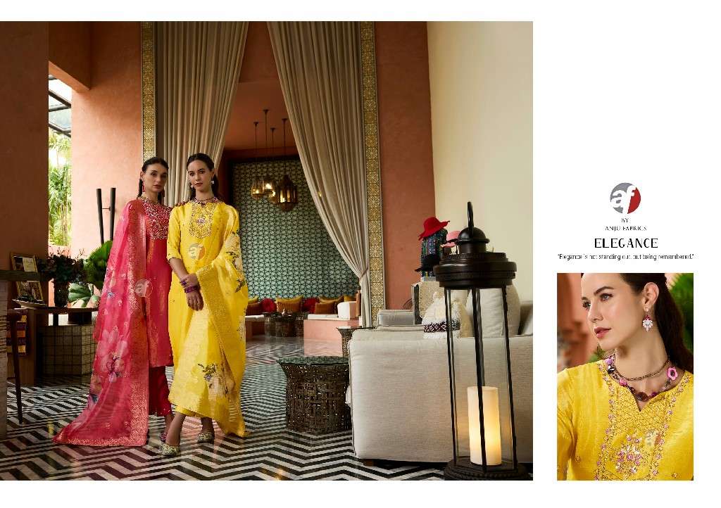 ANJU FAB PRESENTS SHEESHA VOL-3 TISSUE SHIMMER FULL STITCH BIG SIZE PARTY WEAR 3PCS DRESS CATALOG WHOLESALER AND EXPORTER 
