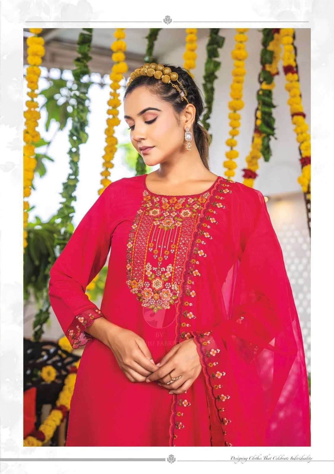 ANJU FAB PRESENTS SUNDARI VOL-2 MODAL SILK FULLY STITCH PREMIUM PARTY WEAR SALWAR SUIT CATALOG WHOLESALER AND EXPORTER 