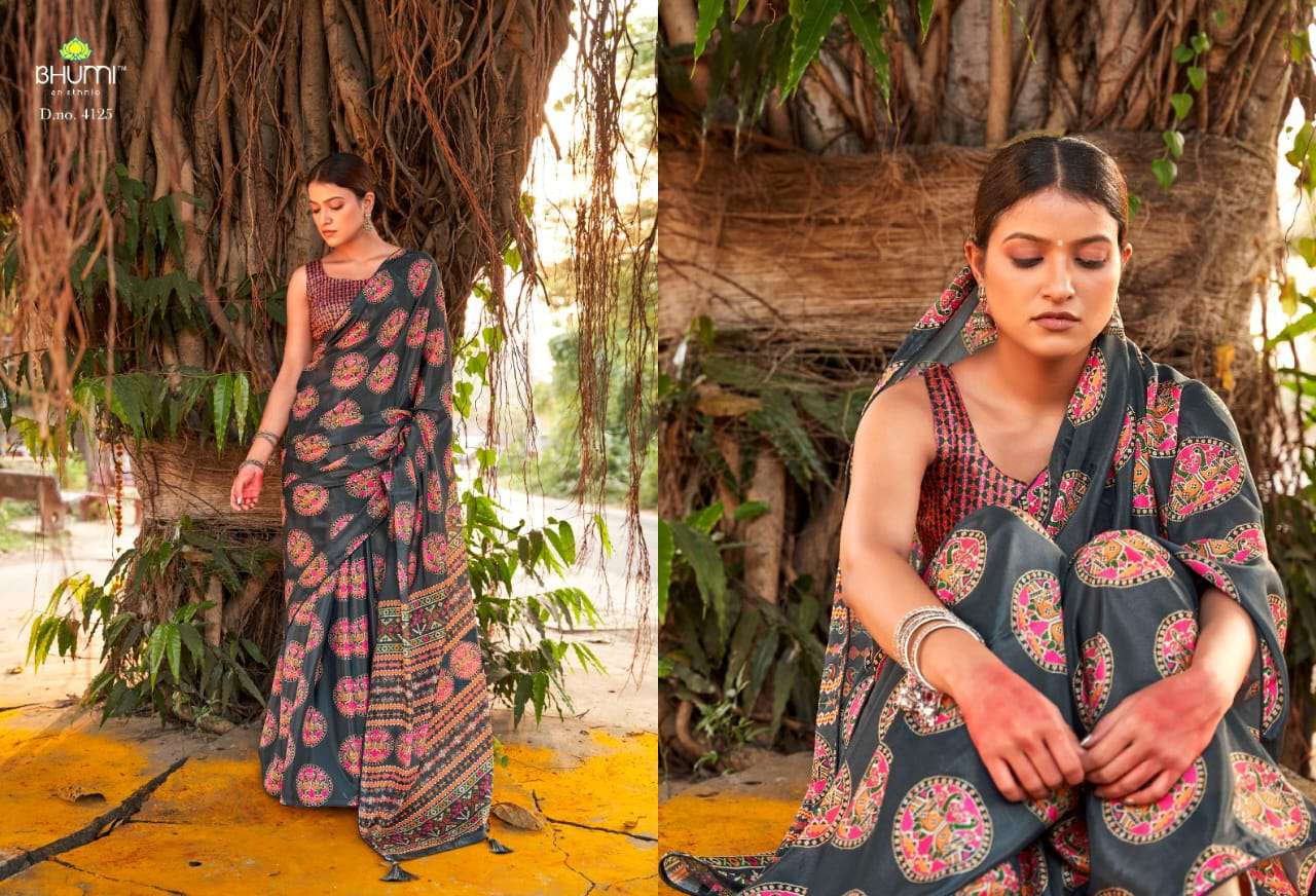 BHUMI PRESENTS ZEEVA VOL-3 FANCY CHINON PATOLA SAREES CATALOG WHOLESALER AND EXPORTER IN SURAT