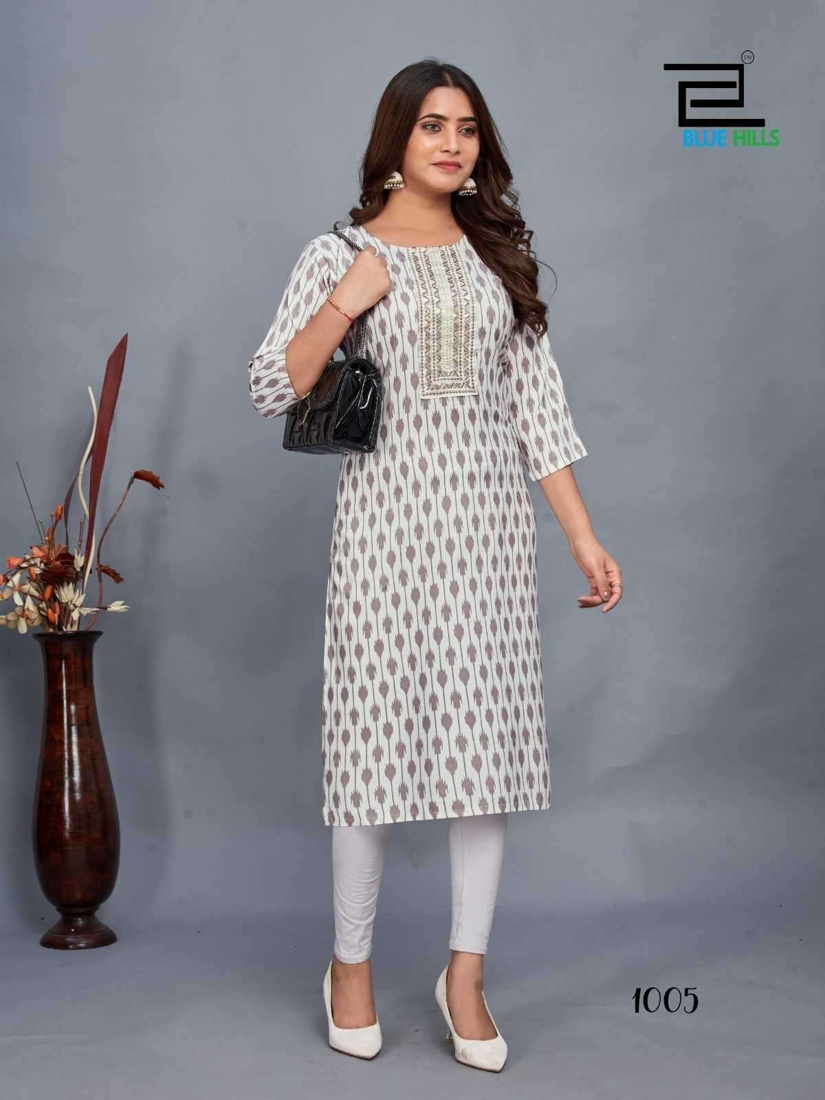 BLUE HILLS PRESENTS DREAM VOL-3 DAILY WEAR FANCY READYMADE PLUS SIZE COMBO KURTI CATALOG WHOLESALER AND EXPORTER 