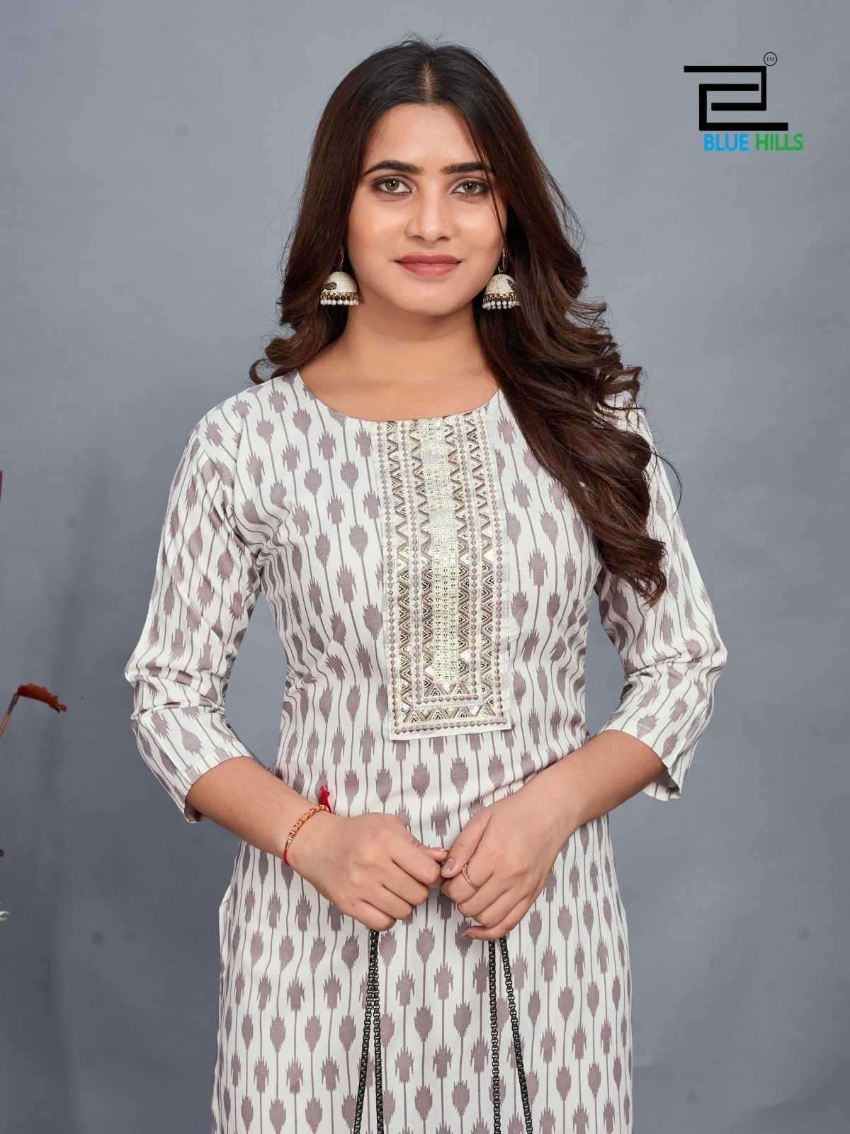 BLUE HILLS PRESENTS DREAM VOL-3 DAILY WEAR FANCY READYMADE PLUS SIZE COMBO KURTI CATALOG WHOLESALER AND EXPORTER 