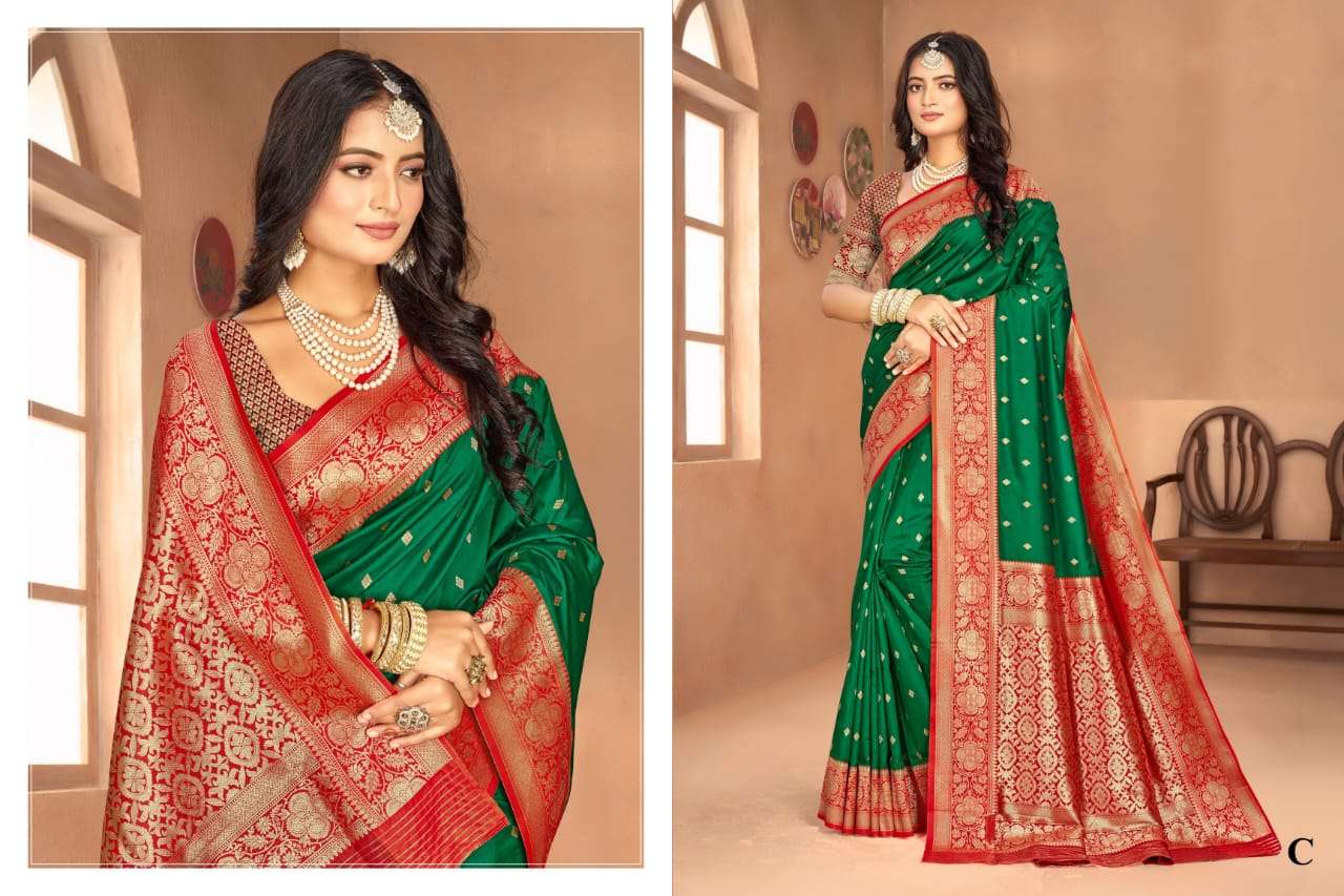 EARTH  FABRICS PRAJANYA  PRESENTS FANCY SOFT SILK SAREES CATALOG WHOLESALER AND EXPORTER IN SURAT