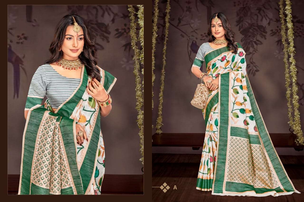 EARTH  FABRICS PRESENTS ANARKALI FANCY SILK SAREES CATALOG WHOLESALER AND EXPORTER IN SURAT