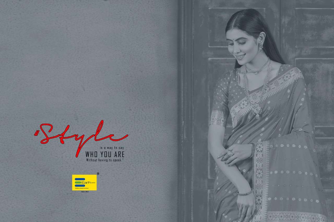 EARTH FABRICS PRESENTS SAVLI VOL-1 FANCY SOFT SILK SAREES CATALOG WHOLESALER AND EXPORTER IN SURAT