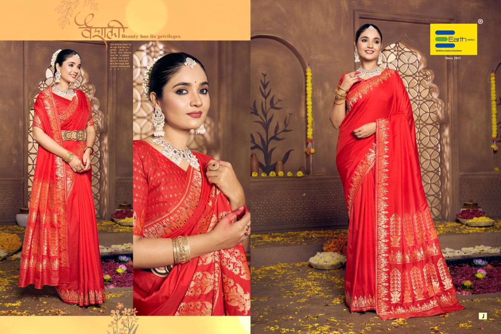 EARTH FABRICS PRESENTS  SHONA VOL -1 FANCY SOFT SILK SAREES CATALOG WHOLESALER AND EXPORTER IN SURAT