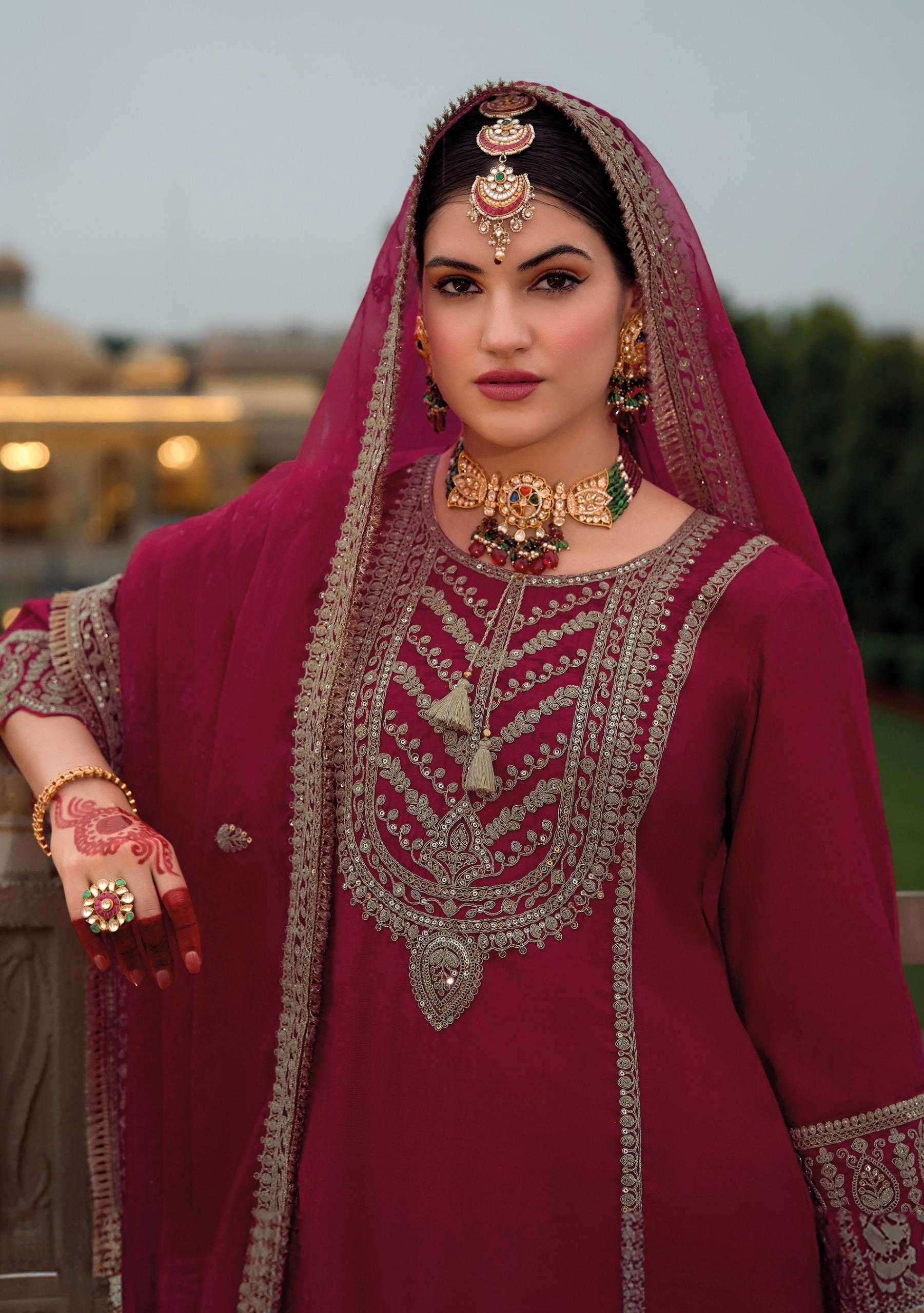 KAILEE FASHION PRESENT SUHAGINI VOL-5 VISCOSE SILK READYMADE PARTY WEAR 3PCS SUIT CATALOG WHOLOESALER AND EXPORTER 