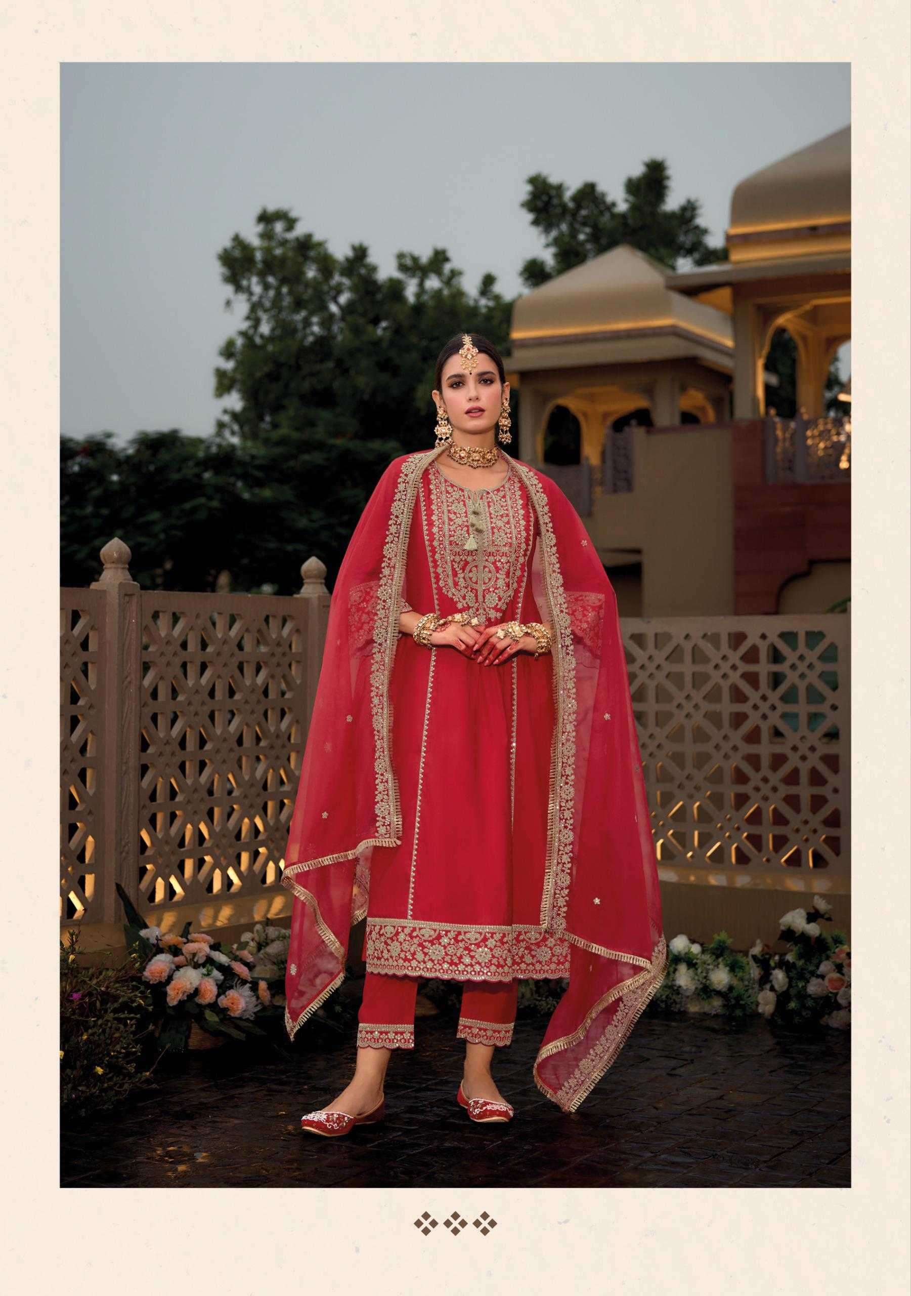 KAILEE FASHION PRESENT SUHAGINI VOL-5 VISCOSE SILK READYMADE PARTY WEAR 3PCS SUIT CATALOG WHOLOESALER AND EXPORTER 