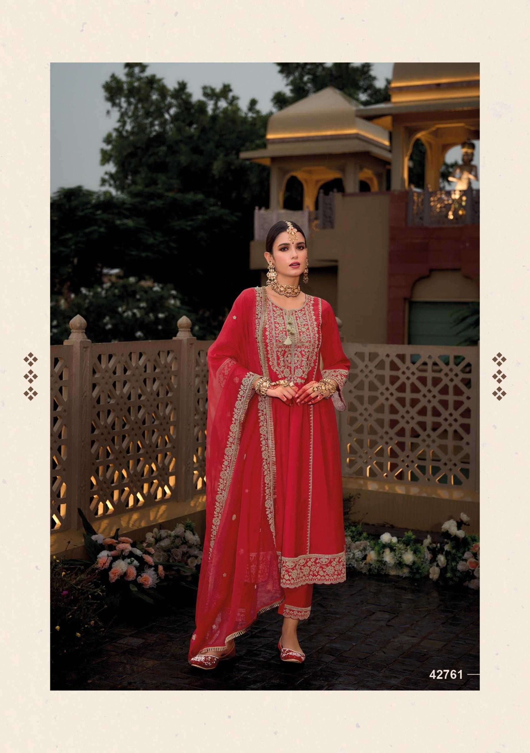 KAILEE FASHION PRESENT SUHAGINI VOL-5 VISCOSE SILK READYMADE PARTY WEAR 3PCS SUIT CATALOG WHOLOESALER AND EXPORTER 