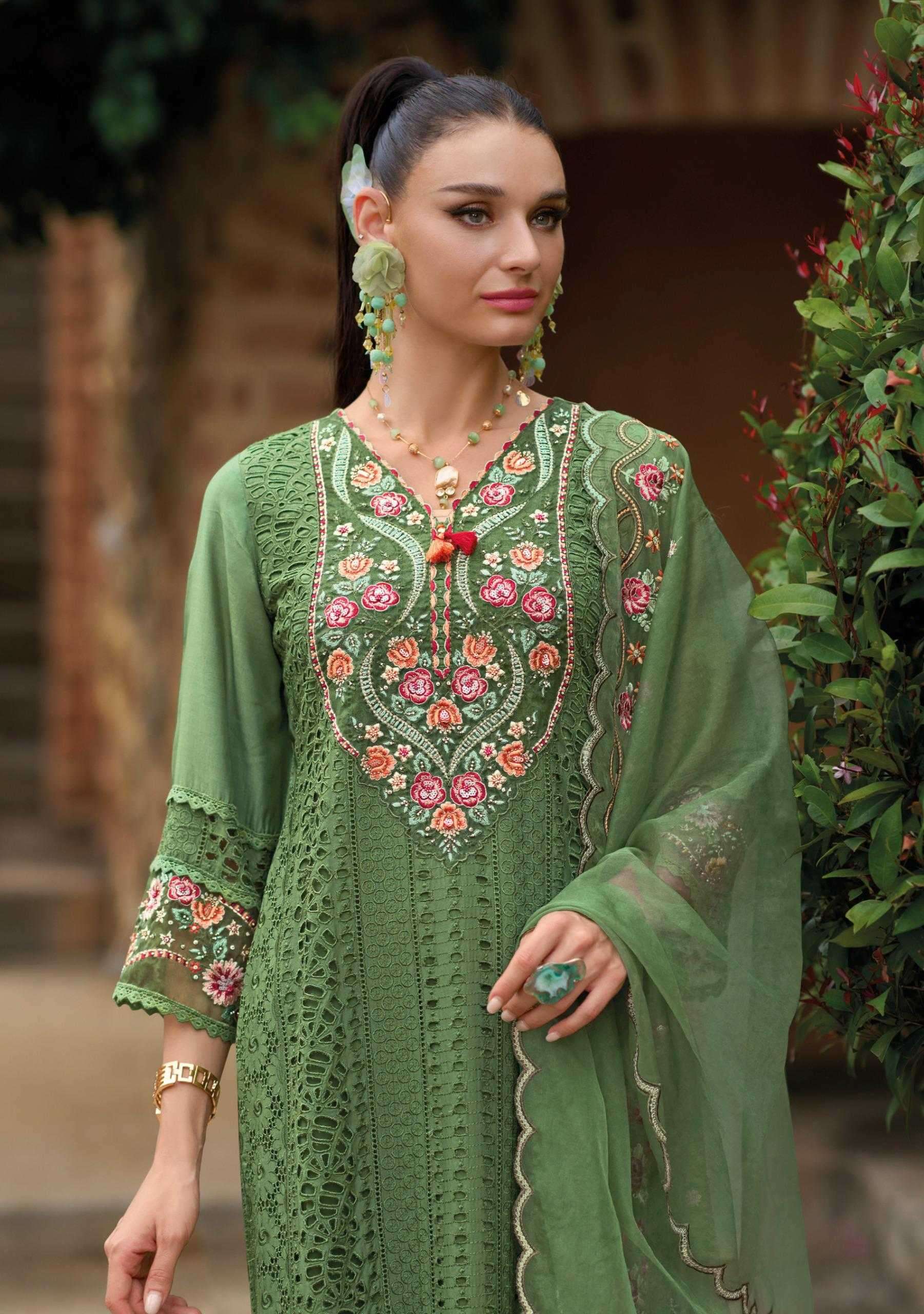 KAILEE FASHION PRESENTS SAFARANAMA VOL-5 VISCOSE MUSLIN CLASSIC READYMADE SALWAR SUIT CATALOG WHOLESALER AND EXPORTER IN SURAT