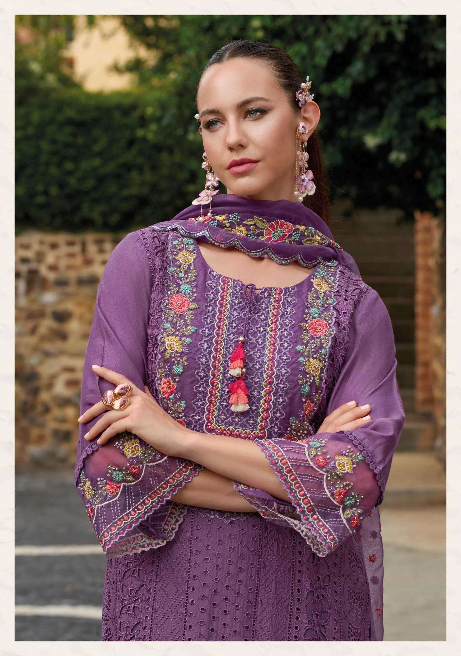 KAILEE FASHION PRESENTS SAFARANAMA VOL-5 VISCOSE MUSLIN CLASSIC READYMADE SALWAR SUIT CATALOG WHOLESALER AND EXPORTER IN SURAT