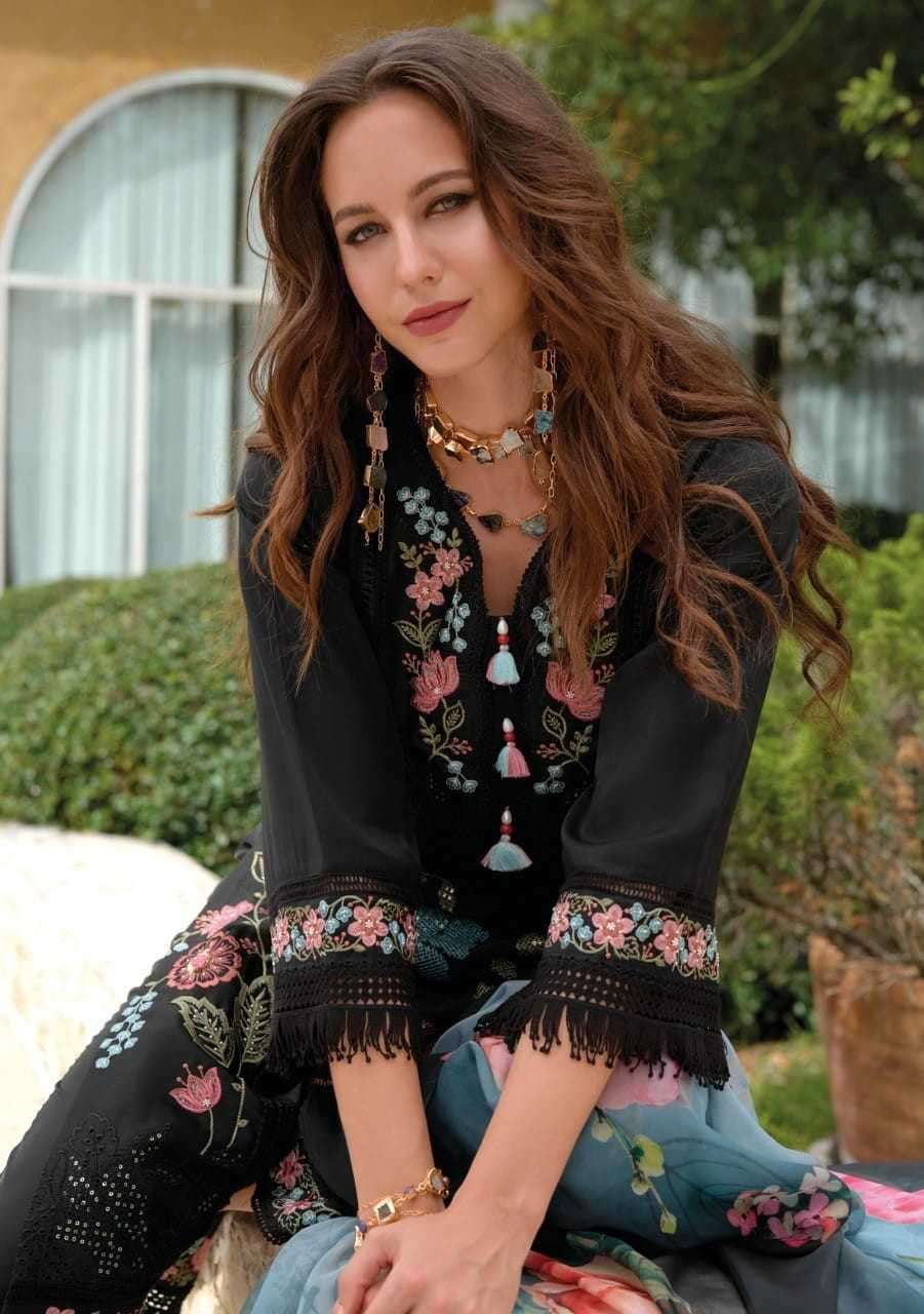 KAILEE FASHION PRESENTS SIFAARA VOL-2 VISCOSE MUSLIN FULL STITCH PARTY WEAR SUIT CATALOG WHOLESALER AND EXPORTER 
