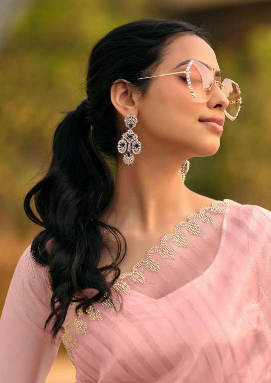 KASHVI CREATION PRESENTS SOLITAIRE VOL-1 ORGANZA SILK SAREE CATALOG WHOLESALER AND EXPORTER IN SURAT
