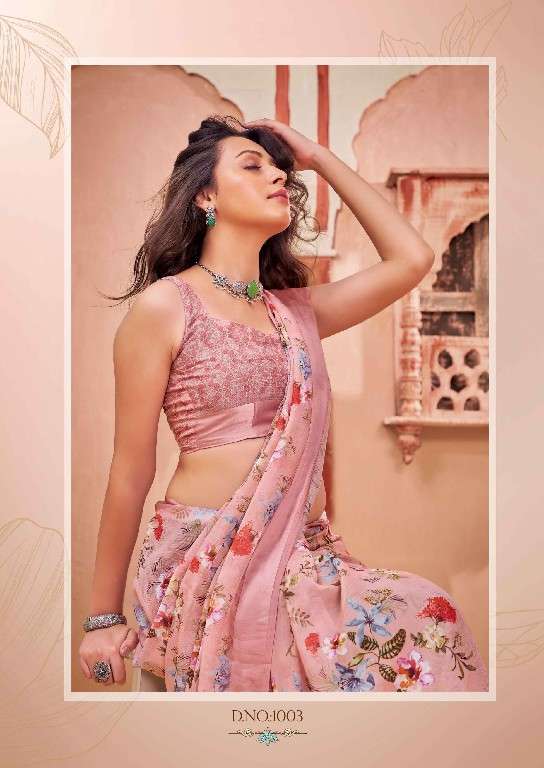 Kashvi Presents Amrapali Vol-2 Wholesale Chiffon Satin Patta Sarees Catalog Wholesaler And Exporter 