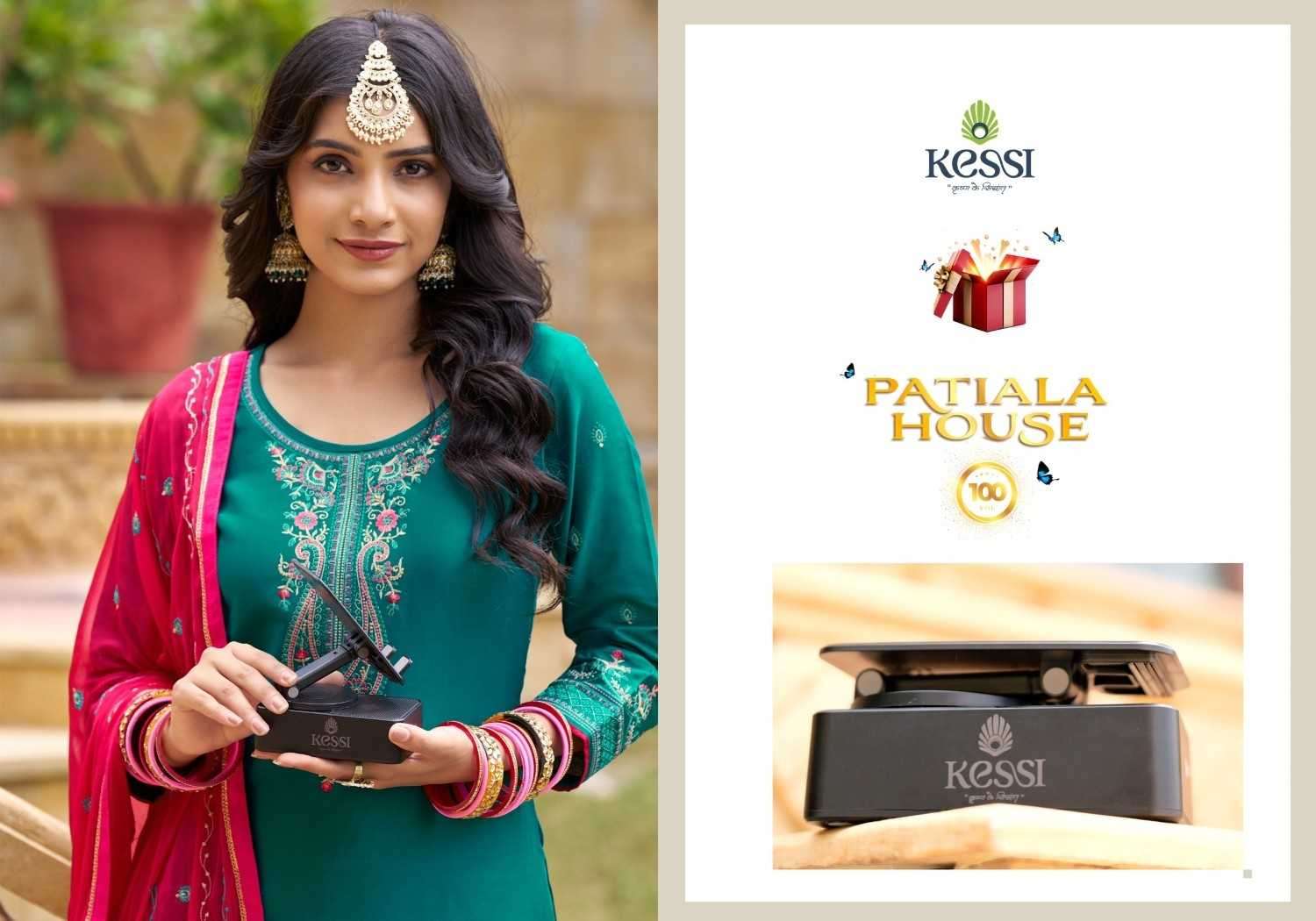 KESSI PRESENTS PATIALA HOUSE VOL-100 JAM SILK COTTON ATTRACTIVE LOOK PATIYALA UNSTITCH SALWAR SUITC CATALOG WHOLESALER AND EXPORTER IN SURAT