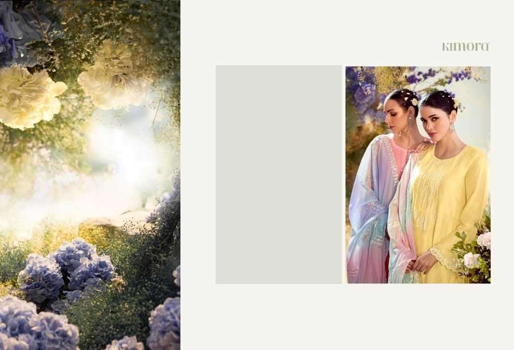 KIMORA PRESENTS DASTOOR VOL-50 2201-2206 MODAL SILK DESIGNER SUITS CATALOG WHOLESALER AND EXPORTER 