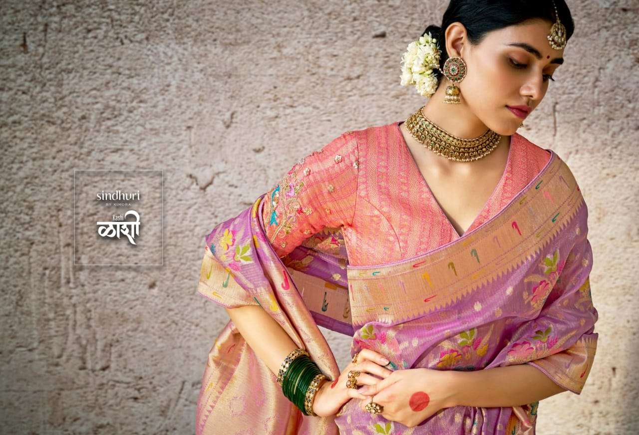 KIMORA PRESENTS KASHI FANCY PARTY WEAR SAREES CATALOG WHOLESALER AND EXPORTER IN SURAT